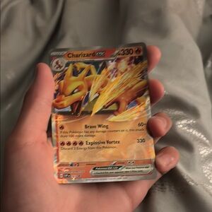 Pokemon Charizard Card - Orange and Red